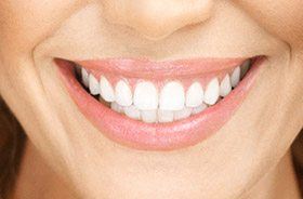 Closeup of healthy smile