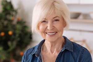 worried woman covering mouth